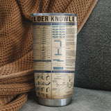 Tumbler Welder Stainless Steel Tumbler Travel Customize Name, Text, Number, Image Cup - Welder Knowledge Stainless Steel Tumbler Travel Customize Name, Text, Number, Image - Best Welder Gift Ideas - Love Mine Gifts