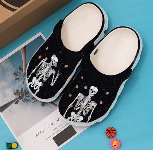 Rad Tech Happy Skeleton Sku 2030 Name Shoes Personalized Clogs