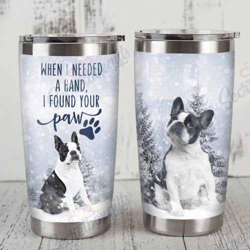 Tumbler Personalized Boston Terrier Dog Am0910019Cl Stainless Steel Tumbler Travel Customize Name, Text, Number, Image - Love Mine Gifts