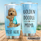 Tumbler Personalized Goldendoodle Mama Nc0910437Cl Stainless Steel Tumbler Customize Name, Text, Number - Love Mine Gifts