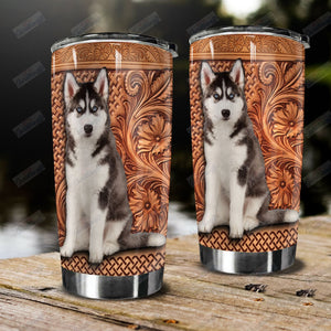Tumbler Personalized Husky Form Basket Ld1310195Cl Stainless Steel Tumbler Travel Customize Name, Text, Number, Image - Love Mine Gifts