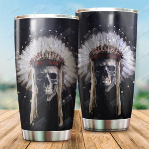 Tumbler Personalized Native American Th1610067Cl Stainless Steel Tumbler Travel Customize Name, Text, Number, Image - Love Mine Gifts