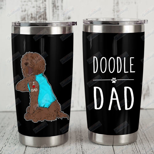 Personalized Chocolate Labradoodle Dog Th1610623Cl Tumbler
