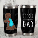 Personalized Chocolate Labradoodle Dog Th1610623Cl Tumbler