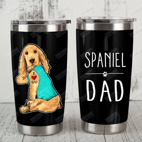 Tumbler Personalized Cocker Spaniel Dog Th1610634Cl Stainless Steel Tumbler Customize Name, Text, Number - Love Mine Gifts