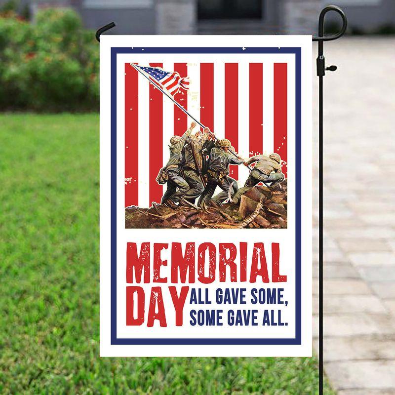 Memorial Day, All Gave Some - Some Gave All | Army Veteran American | Garden Flag | House Flag | Outdoor Decor