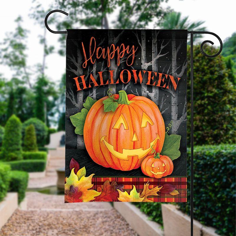 Pumpkin Father and Son | Halloween Yard Decor | Garden Flag | House Flag | Outdoor Decor