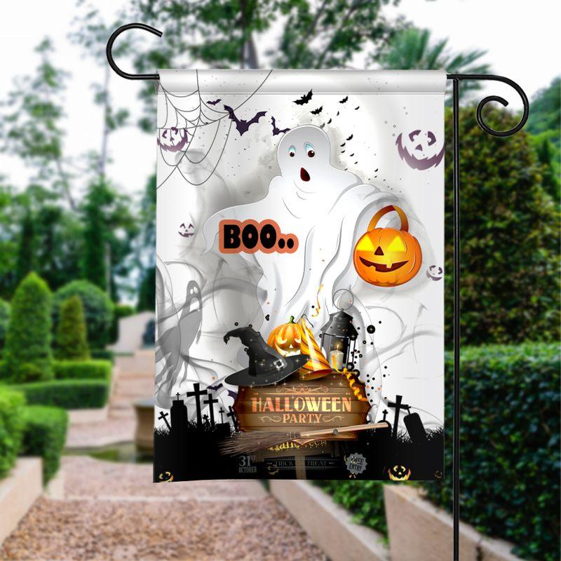 Happy Halloween Boo 3 | Halloween Yard Decor | Garden Flag | House Flag | Outdoor Decor