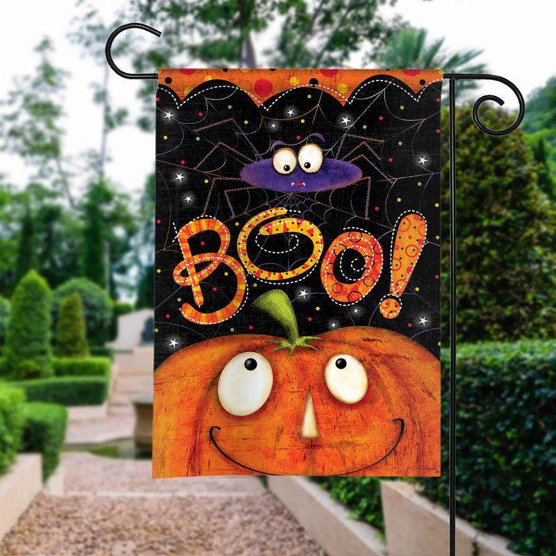Halloween Boo | Halloween Yard Decor | Garden Flag | House Flag | Outdoor Decor