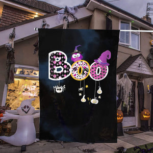 Boo Halloween Costume Spiders Ghosts | Halloween Yard Decor | Garden Flag | House Flag | Outdoor Decor