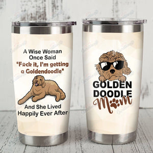 Personalized Goldendoodle Dog Th1710115Cl Tumbler