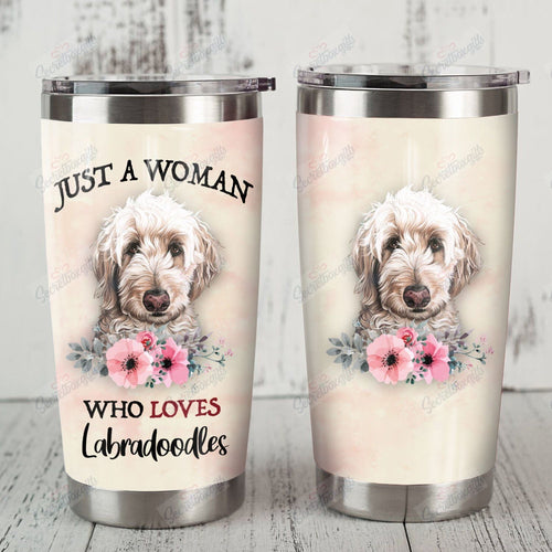 Tumbler Personalized Labradoodle Dog Th1710182Cl Stainless Steel Tumbler Customize Name, Text, Number - Love Mine Gifts