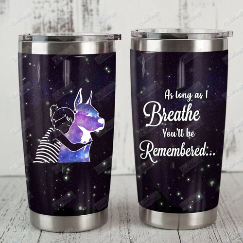 Tumbler Personalized Great Dane Dog Th1710124Cl Stainless Steel Tumbler Customize Name, Text, Number - Love Mine Gifts