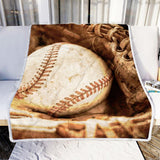 Fleece Blanket Gift For Baseball Lover Personalized Custom Name Date Fleece Blanket Print 3D, Unisex, Kid, Adult - Love Mine Gifts