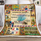 Dominican Republic Fleece Blanket