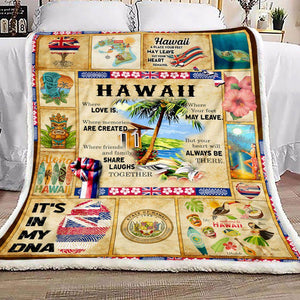 Hawaii Fleece Blanket