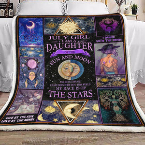 The Stars Witch Fleece Blanket