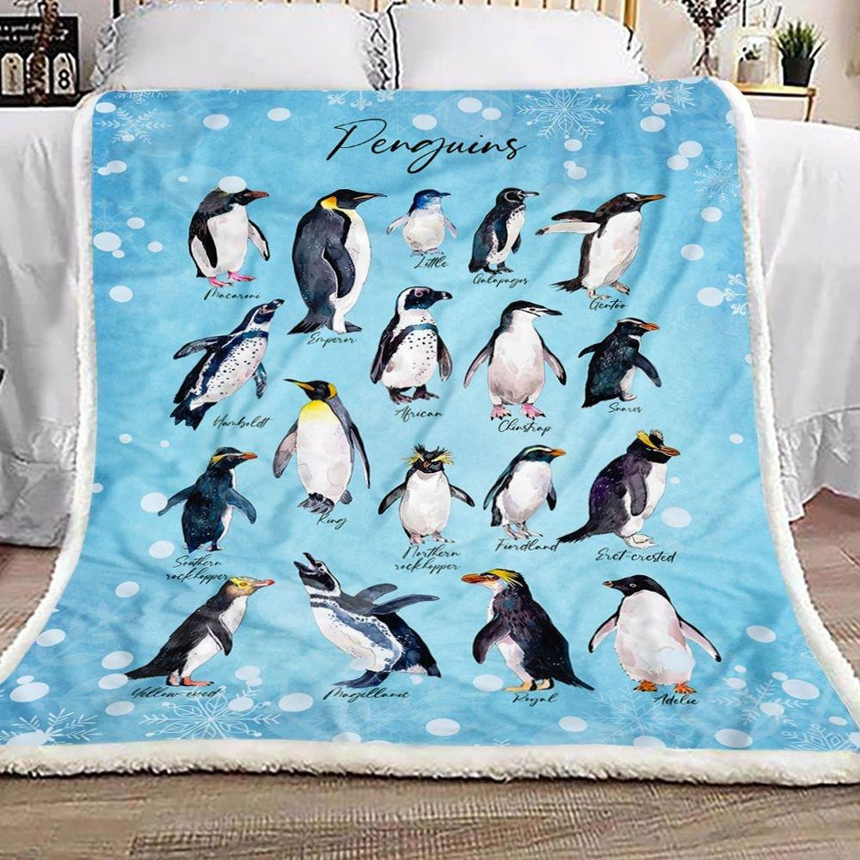 Penguin Lover Fleece Blanket