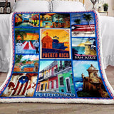 Puerto Rico 2 Fleece Blanket