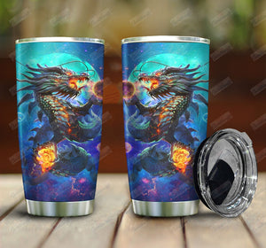 Tumbler Dragon Stainless Steel Tumbler Travel Customize Name, Text, Number, Image Bbb130152Sm - Love Mine Gifts