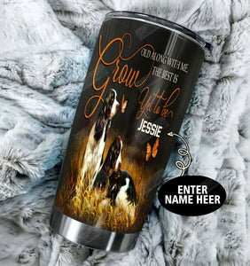Tumbler Cocker Spaniel Personalized Bbb031084Mh Stainless Steel Tumbler Travel Customize Name, Text, Number, Image - Love Mine Gifts