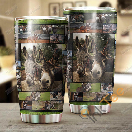 Tumbler Donkey Abc201015 Stainless Steel Tumbler Travel Customize Name, Text, Number, Image - Love Mine Gifts