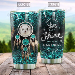 Tumbler Ferret Native American Hh24120013P Stainless Steel Tumbler Travel Customize Name, Text, Number, Image - Love Mine Gifts