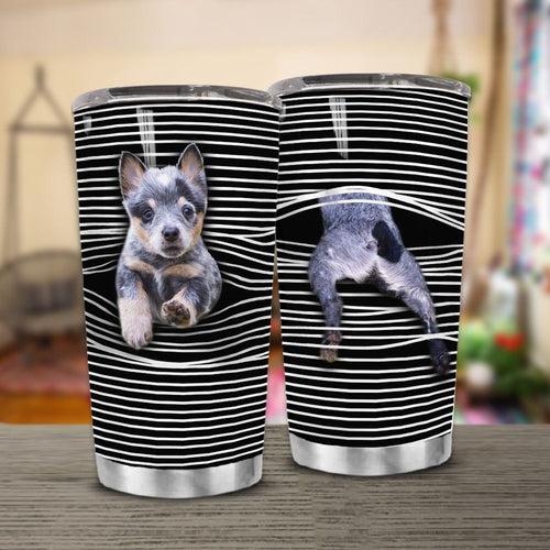 Australian Cattle Dog Cute Personalized Name Stainless Steel Tumbler Dlaej