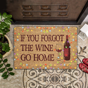 Doormat Personalized Name Family House Wine Doormat If You Forgot The Wine Go Home Welcome Mat House Warming Gift Home Decor Funny Doormat Gift Idea - Love Mine Gifts