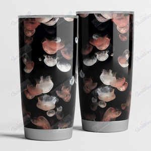 Tumbler Personalized Fantasy Jellyfish Nc1411479Cl Stainless Steel Tumbler Customize Name, Text, Number - Love Mine Gifts