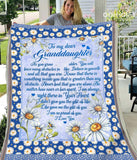 To My Granddaughter Fleece Blanket Gift For Granddaughter | Family Blanket