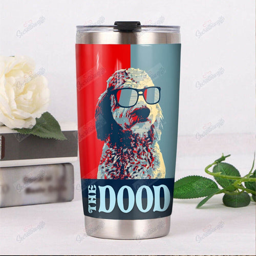Tumbler Personalized Labradoodle Dog Th1911720Cl Stainless Steel Tumbler Customize Name, Text, Number - Love Mine Gifts