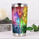 Tumbler Personalized Color Butterfly With Dream Catcher Gs-Cl-Dt1104 Stainless Steel Tumbler Customize Name, Text, Number - Love Mine Gifts