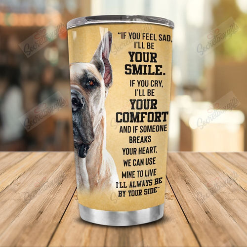 Tumbler Personalized Great Dane Quotes Gs-Cl-Ml1803 Stainless Steel Tumbler Customize Name, Text, Number - Love Mine Gifts
