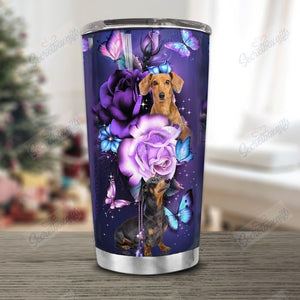 Tumbler Personalized Dachshund Magical Gs-Cl-Ml1803 Stainless Steel Tumbler Travel Customize Name, Text, Number, Image - Love Mine Gifts