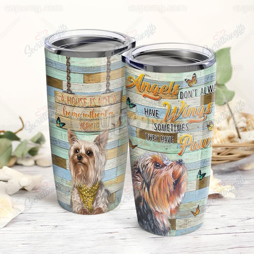 Tumbler Personalized Yorkshire Terrier Gs-Cl-Ml0503 Stainless Steel Tumbler Travel Customize Name, Text, Number, Image - Love Mine Gifts