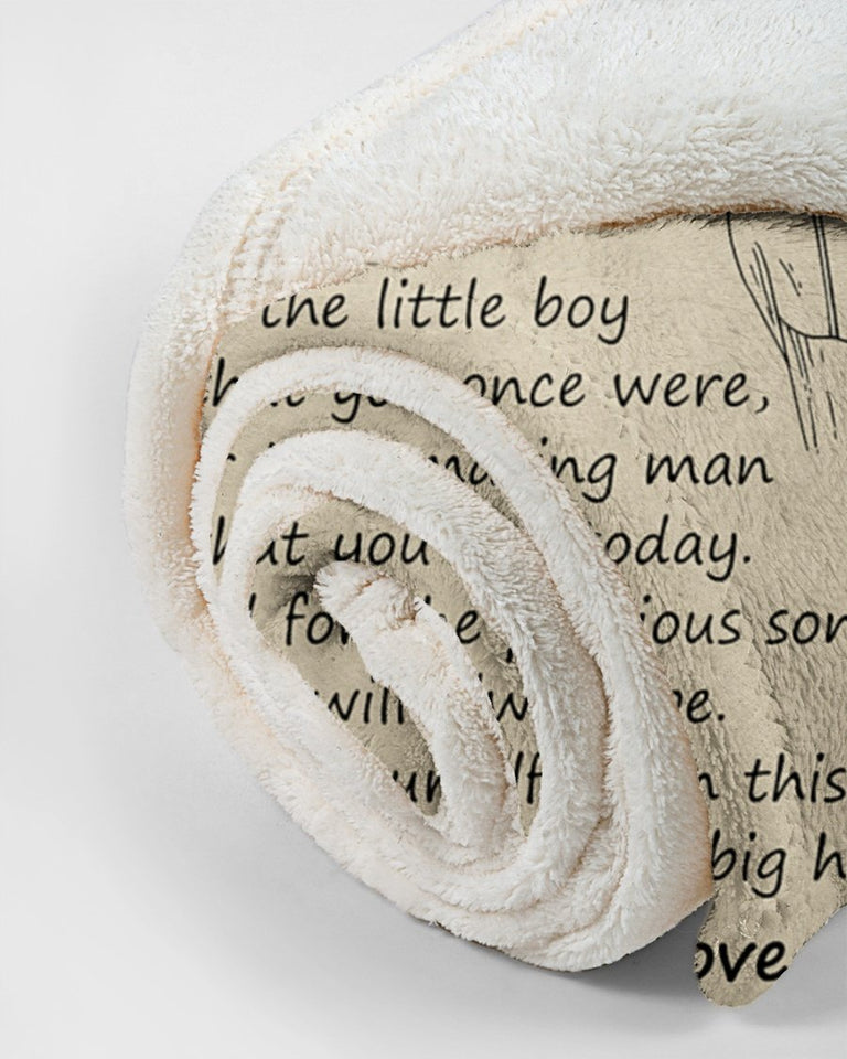 To My Son Even When I'm Not Close By-Mom Fleece Blanket