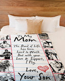 Welder's Mom Premium Fleece Blanket