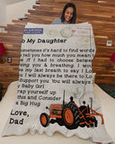 Farmer's Daughter Premium Fleece Blanket