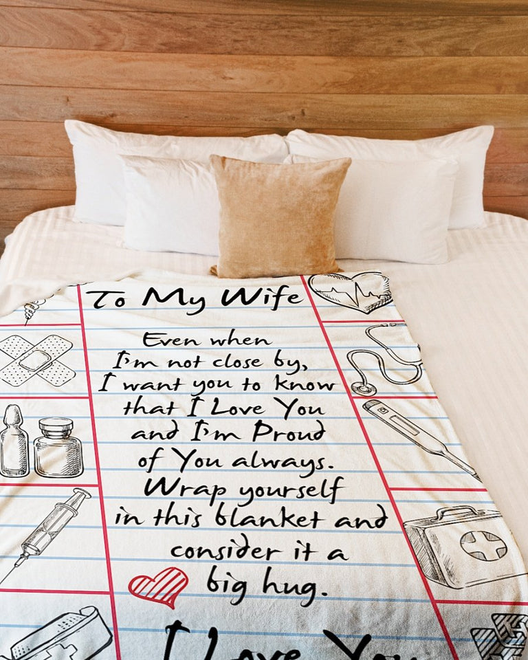 Gift For Wife Fleece Blanket