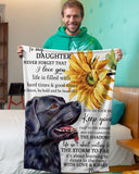 Dog Blanket - Labrador Love Fleece Blanket