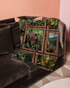 Fleece Blanket 3d Dinosaur Bedding Fleece Blanket Print 3D, Unisex, Kid, Adult - Love Mine Gifts