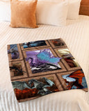 Fleece Blanket 3d Dragon Bedding Fleece Blanket Print 3D, Unisex, Kid, Adult - Love Mine Gifts