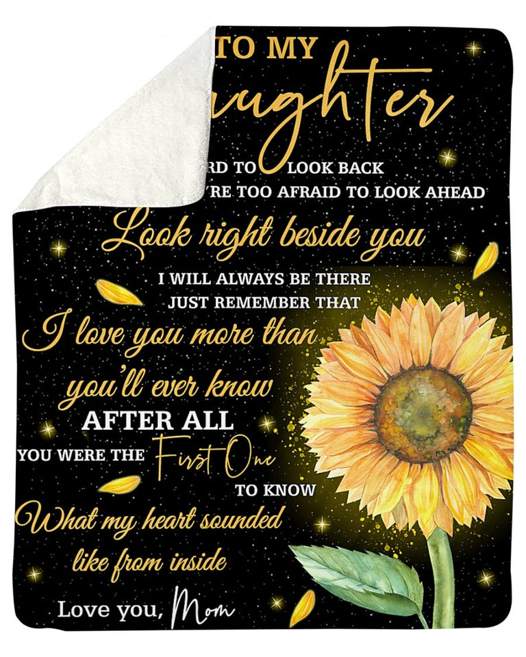 To My Daughter Fleece Blanket | Gift For Daughter