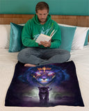 Thunder Lion Dad To Son Or Dad To Daughter Fleece Blanket | Gift For Son