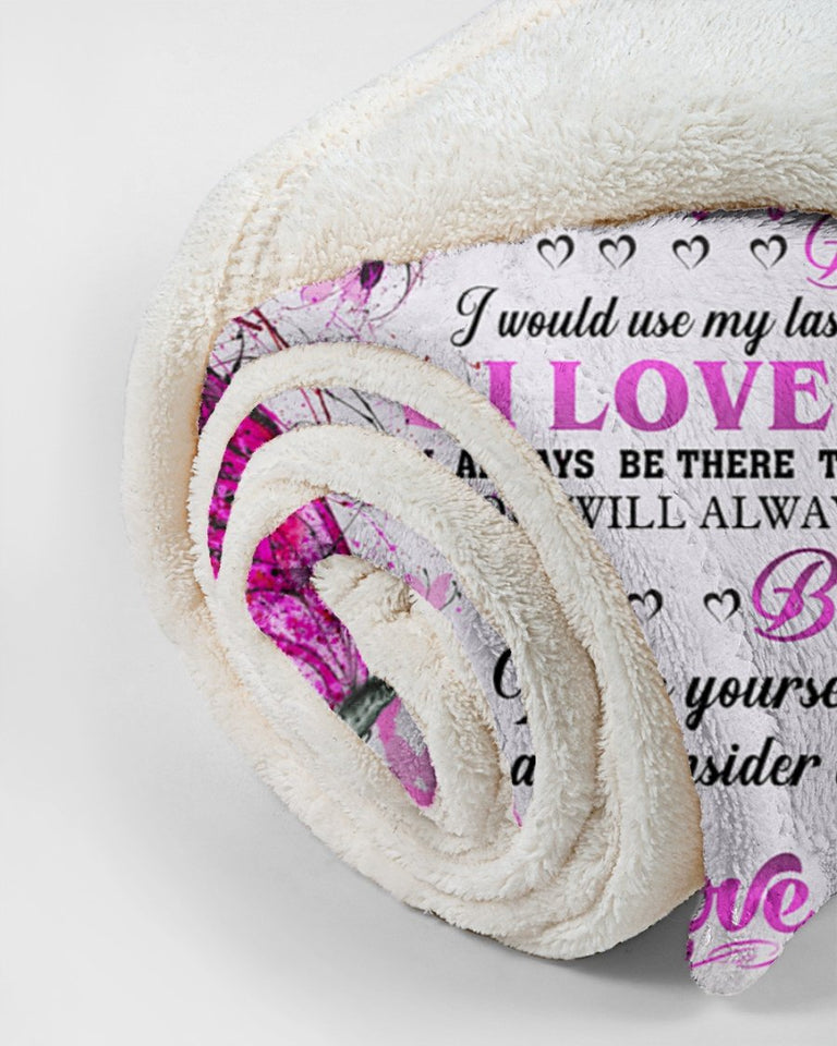 It's Hard To Find Words To Tell U Mom To Daughter Fleece Blanket | Gift For Daughter