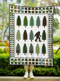 Fleece Blanket Bigfoot Forest Personalized Custom Name Date Fleece Blanket Print 3D, Unisex, Kid, Adult - Love Mine Gifts