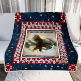 Gift For Eagle Lover Fleece Blanket