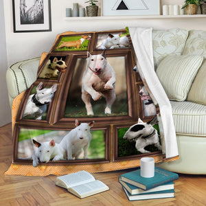 Amazing Bull Terrier Fleece Blanket