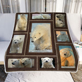 Fleece Blanket 3d Polar Bear Fleece Blanket Print 3D, Unisex, Kid, Adult - Love Mine Gifts